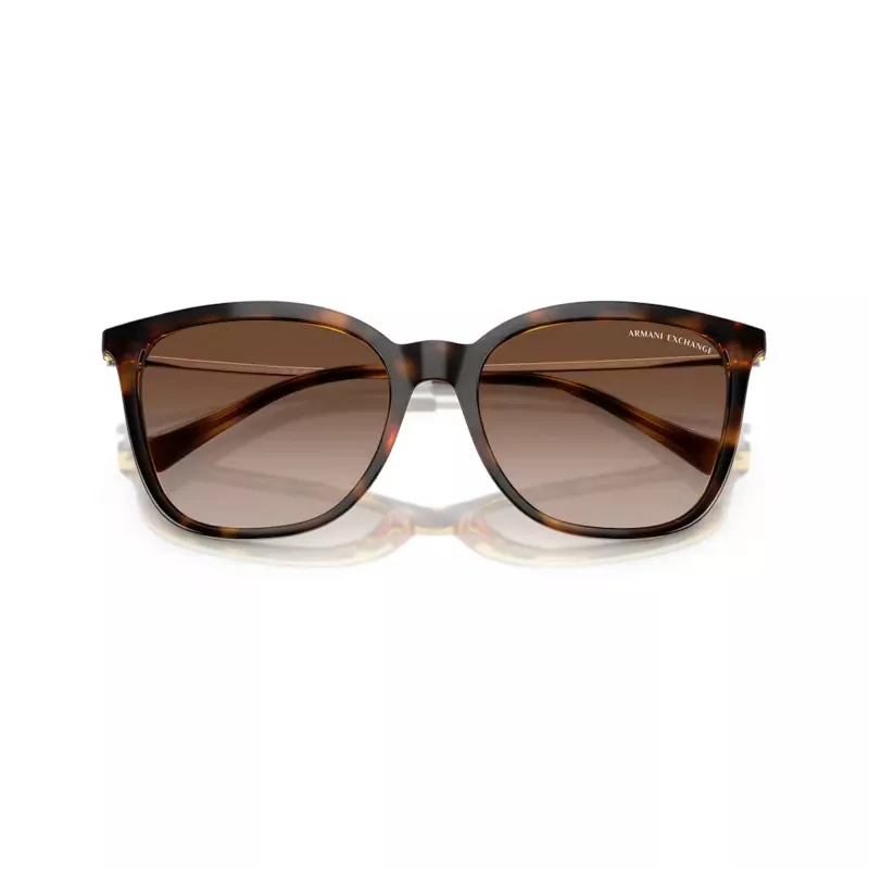 Armani Exchange dámske slnečné okuliare AX4151S, hnedý Havana rám, hnedé gradientové šošovky, 55mm AX4151S821313