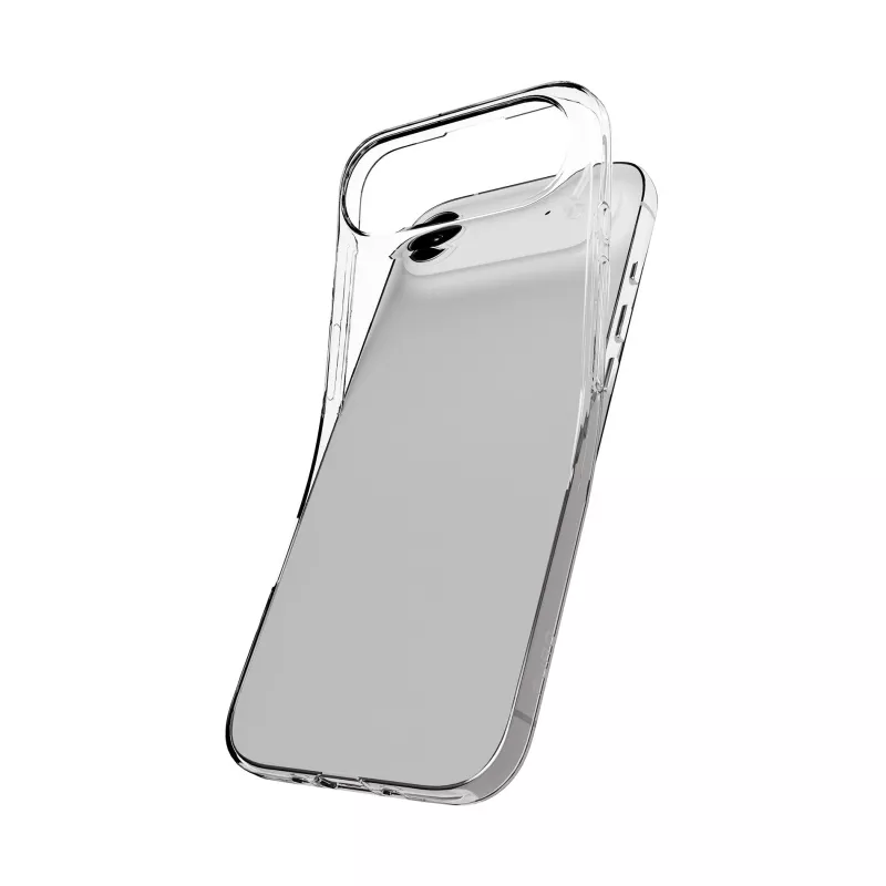 Puro ultra tenké TPU puzdro pre Apple iPhone 17 Air transparentná 0,3 Nude