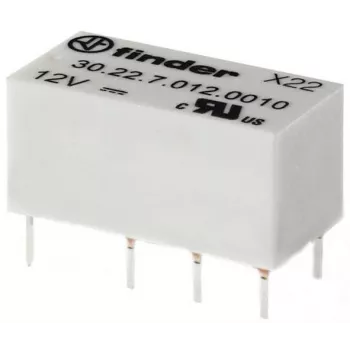 Finder miniatúrne PCB relé 30.22.7.012.0020 DPDT 2A 12V DC
