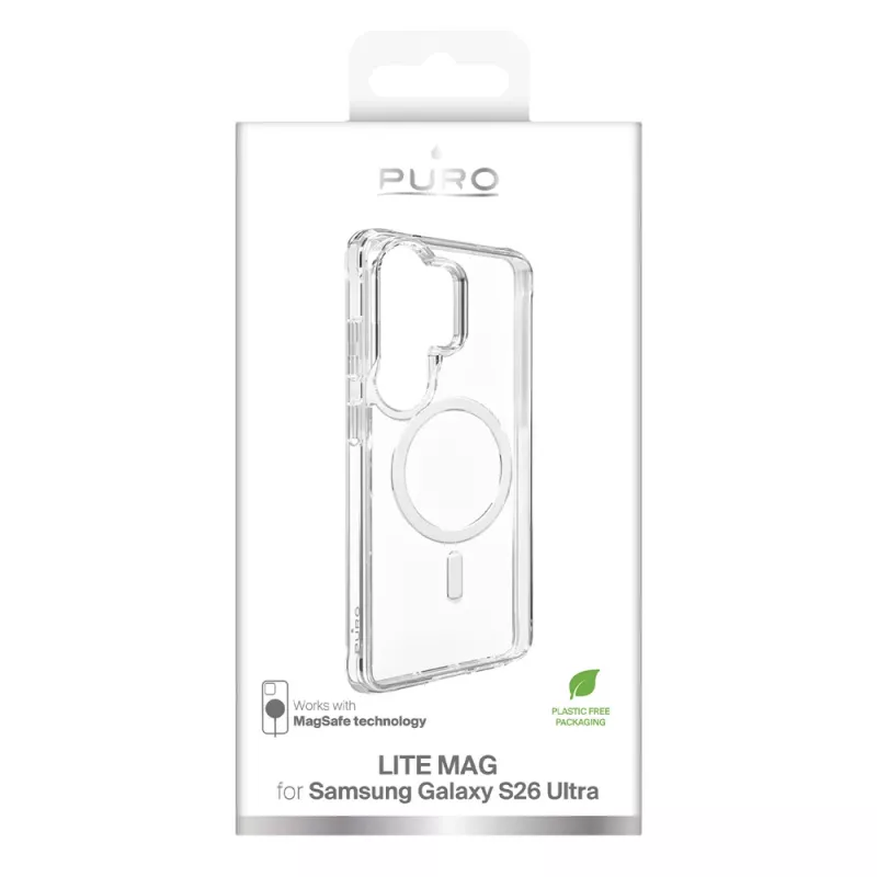 SBS Mobile transparentné MagSafe puzdro pre Samsung Galaxy S26 Ultra – transparentné PUSGS26ULITEMAGTR