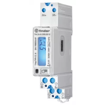 Finder 7M.24.8.230.0310 Jednofázový digitálny striedavý elektromer 40 A MID vyhovujúci