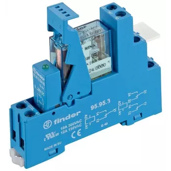FINDER 49.52.7.024.0050 Rozhranové relé 8A 2 CO 24V DC