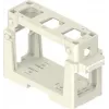 ILME COB03/3BC držiak modulu pre 3x 21,21 mm vložky, termoplast, čierna