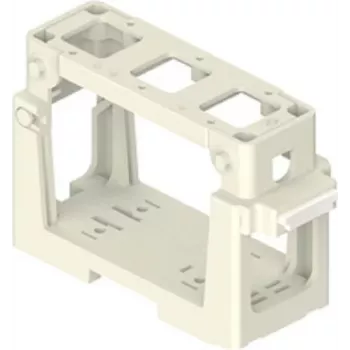 ILME COB03/3BC držiak modulu pre 3x 21,21 mm vložky, termoplast, čierna