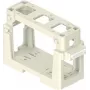 ILME COB03/3BC držiak modulu pre 3x 21,21 mm vložky, termoplast, čierny