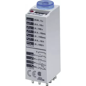 Finder 85.03.8.240.0000 Multifunkčné časové relé, 24-240 V AC/DC, 3 CO, 10 A, 18 funkcií