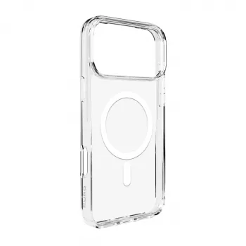 PURO Puzdro pre Apple iPhone 17 Pro transparentné biele MagSafe-kompatibilné