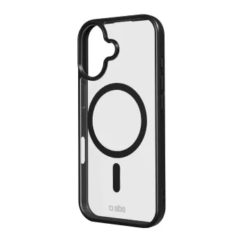 SBS Puzdro Apple iPhone 17 transparentné čierne MagSafe-kompatibilné TEMAGCOLIP1763K