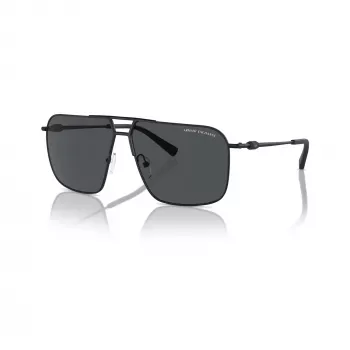 Armani Exchange pánske hranaté slnečné okuliare AX2050S609980 matná čierna/tmavosivá 60mm
