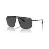 Armani Exchange pánske hranaté slnečné okuliare AX2050S609980 matná čierna/tmavosivá 60mm