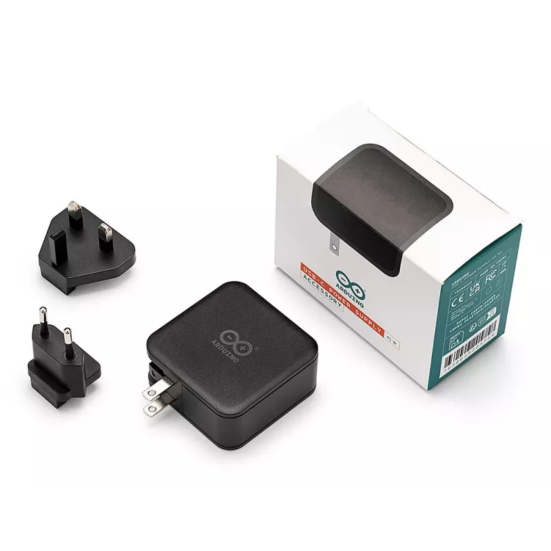 Arduino TPX00242 45W USB-C napájací zdroj (9A, vymeniteľné konektory)