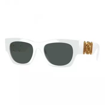 Versace VE4479U31487 dámske cat-eye slnečné okuliare, čierny rám, sivé sklá, 52mm