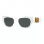 Versace VE4479U31487 dámske cat-eye slnečné okuliare, čierny rám, sivé sklá, 52mm