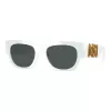 Versace VE4479U31487 dámske cat-eye slnečné okuliare, čierny rám, sivé sklá, 52mm