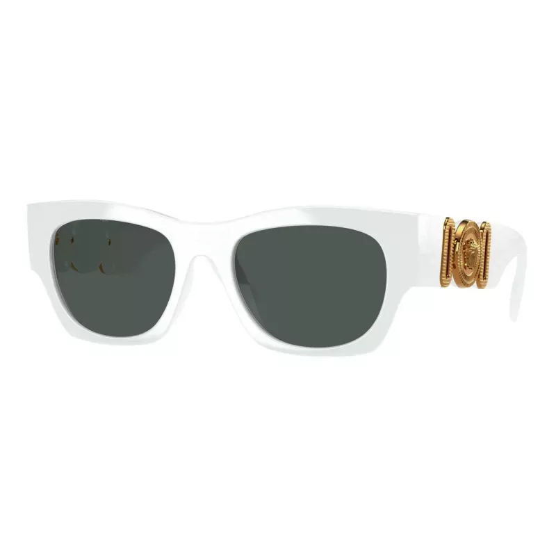 Versace VE4479U31487 dámske cat-eye slnečné okuliare, čierny rám, sivé sklá, 52mm