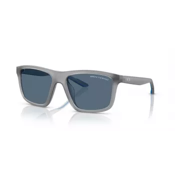 Armani Exchange pánske hranaté slnečné okuliare AX4149SU 83638 matne čierne/tmavosivé