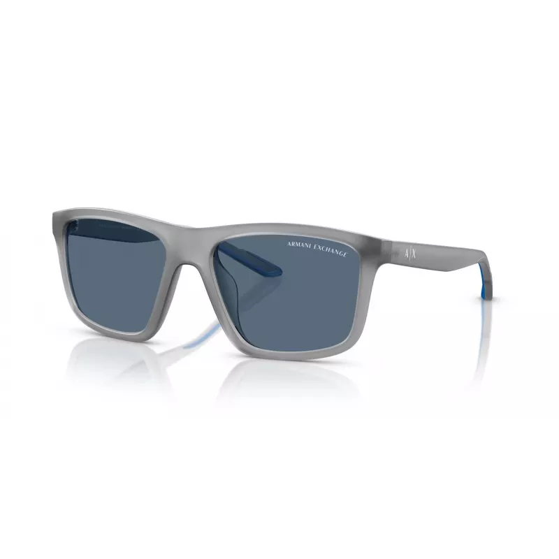Armani Exchange pánske hranaté slnečné okuliare AX4149SU 83638 matne čierne/tmavosivé