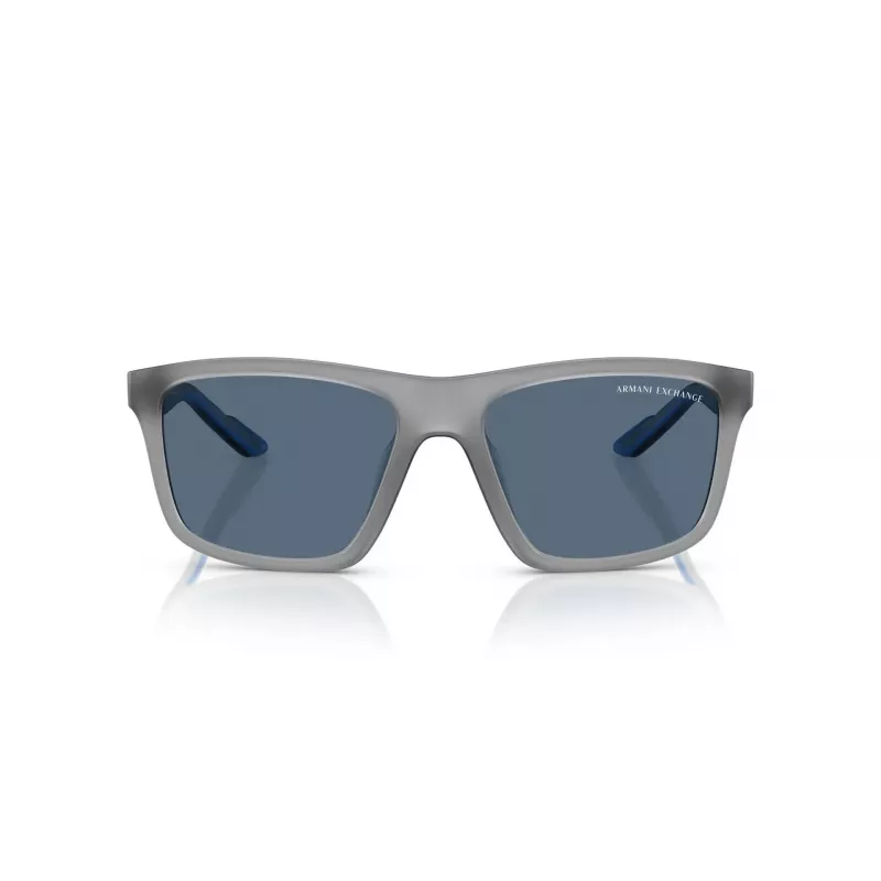 Armani Exchange pánske hranaté slnečné okuliare AX4149SU 83638 matne čierne/tmavosivé