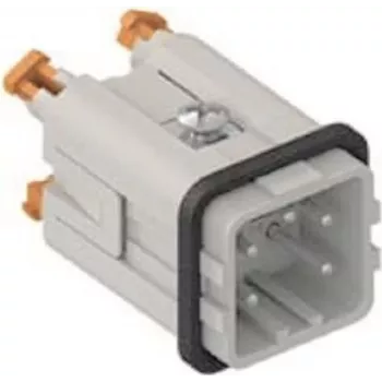 ILME CKSHM04 SQUICH konektor samec 4P+PE 10A 400V strieborné kontakty veľkosť 21.21