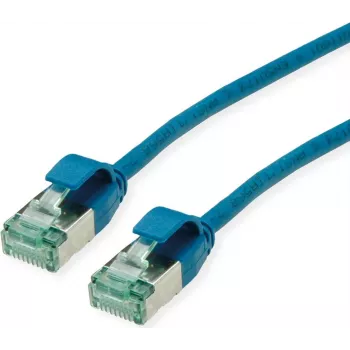 ROLINE RM U/FTP patch kábel Cat.6A/Class EA SLIM modrý 0,5m - FTP 21.45.3342