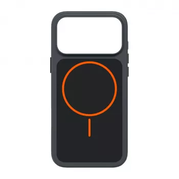 SBS D3O Core puzdro pre iPhone 18 Pro Max / 17 Pro Max, kompatibilné s MagSafe, čierno-oranžové