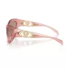 Versace VE4485 dámske slnečné okuliare – havana hnedý rám, hnedé gradientové sklá, 59mm VE4485-53228Z