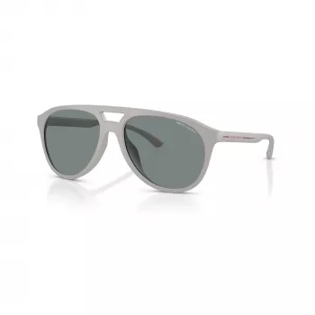 Armani Exchange pánske AX4156SU83788 hranaté slnečné okuliare, matne čierny rám, tmavosivé sklá, 59-17-145