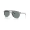 Armani Exchange pánske AX4156SU83788 hranaté slnečné okuliare, matne čierny rám, tmavosivé sklá, 59-17-145