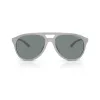 Armani Exchange pánske AX4156SU83788 hranaté slnečné okuliare, matne čierny rám, tmavosivé sklá, 59-17-145