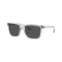 Armani Exchange pánske hranaté slnečné okuliare AX4112SU82398 čierne/sivé 55-19-145