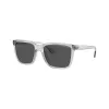 Armani Exchange pánske hranaté slnečné okuliare AX4112SU82398 čierne/sivé 55-19-145