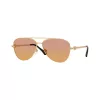 Versace VE2283-1002EL pánske slnečné okuliare, čierny rám, sivé sklá, 61 mm