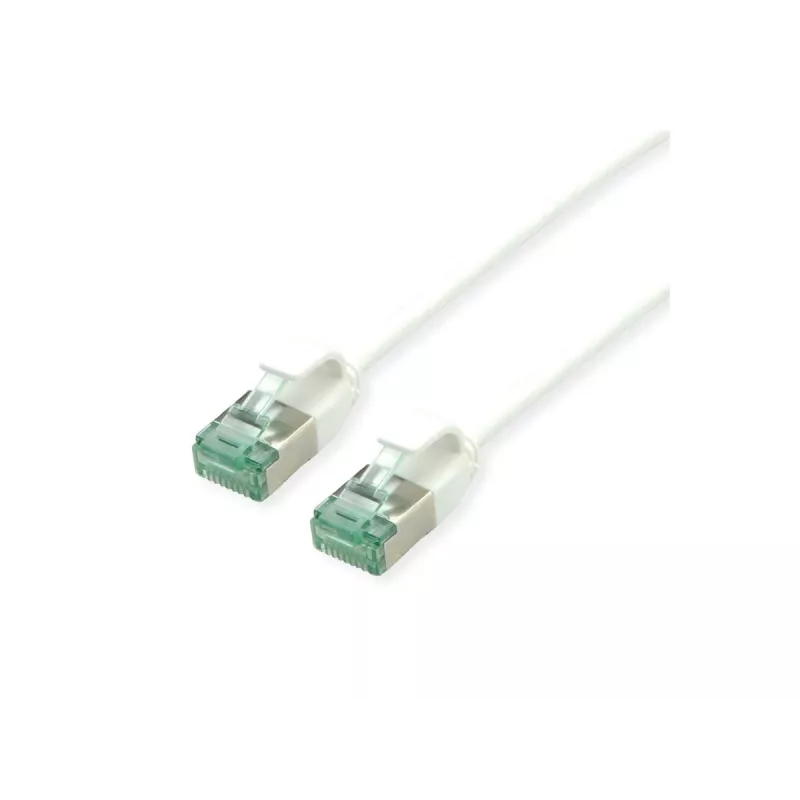 ROLINE RM U/FTP patch kábel Cat.6A Class EA Slim biely 1 m 21.45.3363