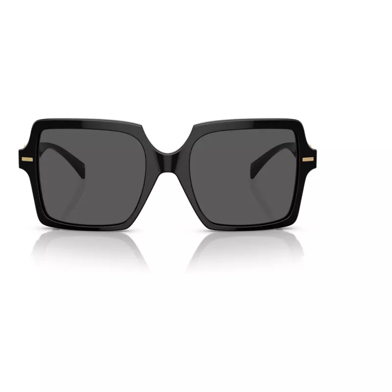 Versace VE4441 GB1-87 dámske slnečné okuliare, hranaté, čierna/sivá, 55 mm