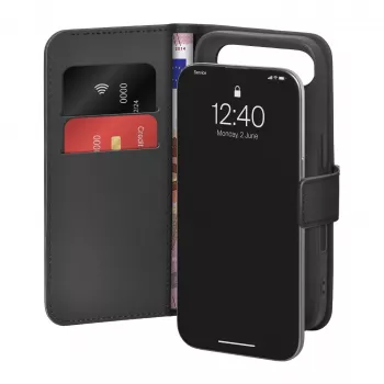 PURO flip puzdro pre Apple iPhone 17 Air PUIPC1766BOOKC8BLK čierna