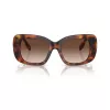 Burberry BE4410-331613 dámske Cat-Eye slnečné okuliare, Havana/hnedá gradient, 52/18/140 mm