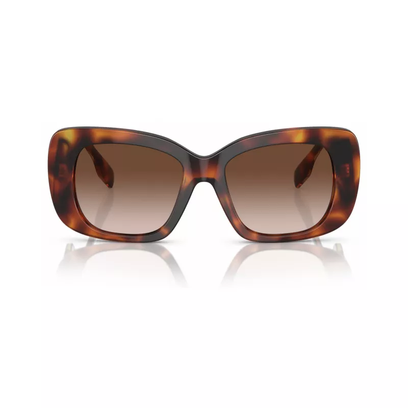 Burberry BE4410-331613 dámske Cat-Eye slnečné okuliare, Havana/hnedá gradient, 52/18/140 mm
