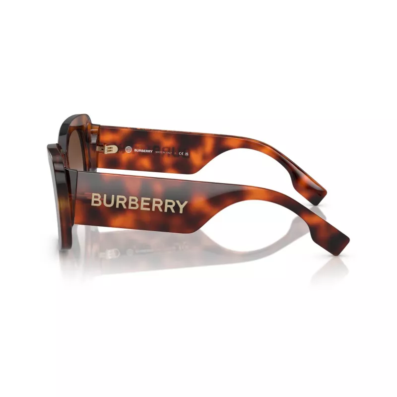 Burberry BE4410-331613 dámske Cat-Eye slnečné okuliare, Havana/hnedá gradient, 52/18/140 mm