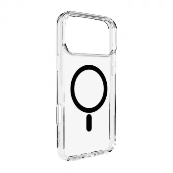 Puro ochranné puzdro kryt pre Apple iPhone 17 Pro Max transparentný čierny MagSafe
