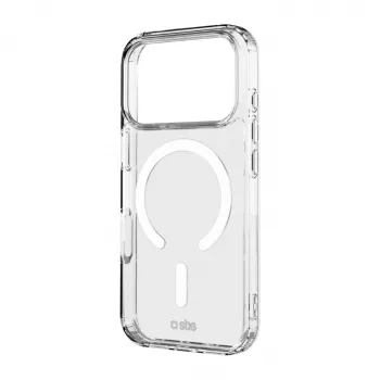 SBS Light Mag kryt puzdro pre iPhone 18 Pro Max / 17 Pro Max, MagSafe kompatibilný, transparentný
