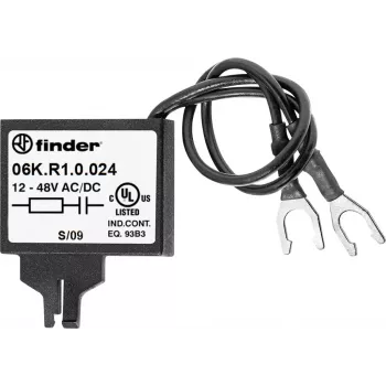 Finder RC odrušovací modul 06K.R1.0.024 pre 24V AC/DC cievky relé