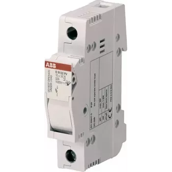 ABB STOTZ-KONTAKT E91/32PV poistkový odpojovač zaťaže, 2-pólový, 32 A, 1000 V DC, gPV valcový 10x38 mm, DIN lišta 2CSM204713R1801