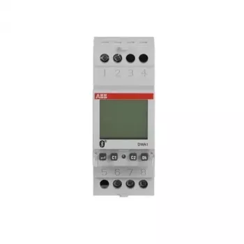 ABB DWA1 Bluetooth digitálne astronomické časové relé, 1 kanál, DIN lišta, 230 V AC, 16 A 2CSM222511R1000