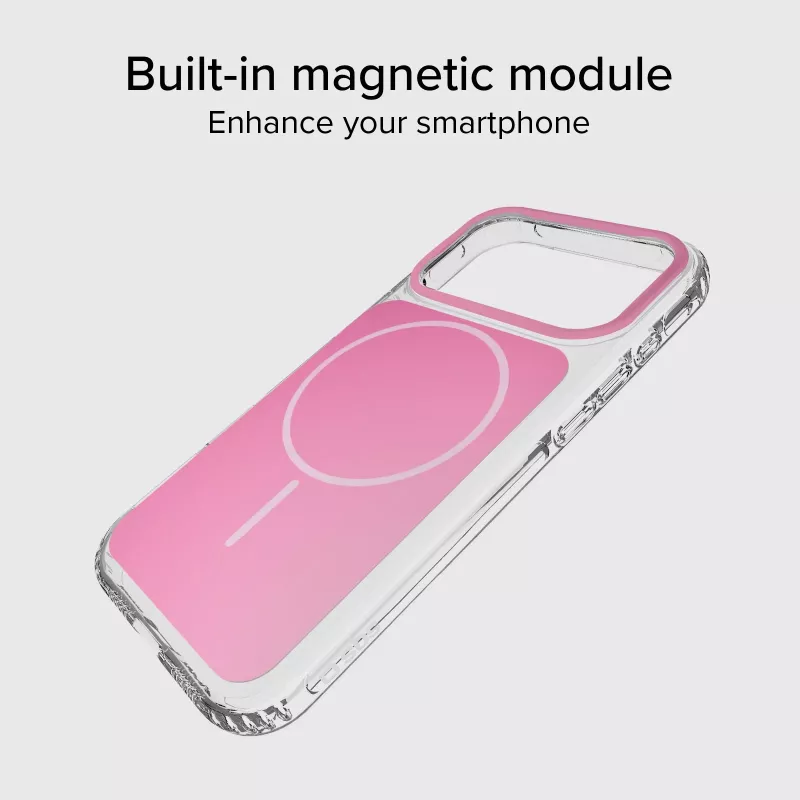 SBS Block puzdro pre iPhone 18 Pro Max, MagSafe kompatibilný, ružový