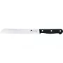 DUE CIGNI 2C 761/20 zúbkovaný nôž na chlieb 26 cm X50CrMoV15 oceľ čierny POM rukoväť