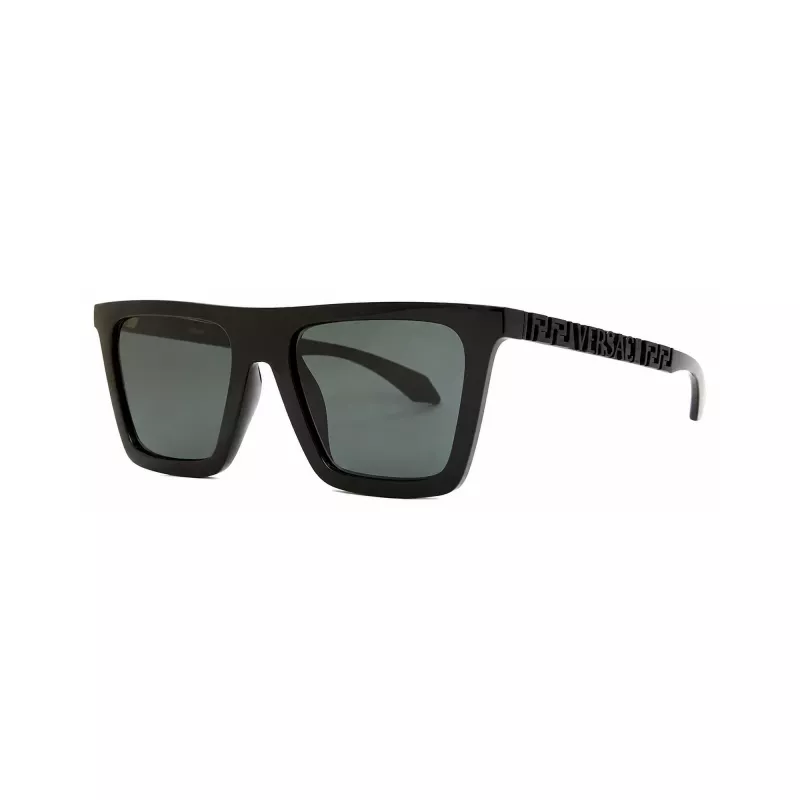 Versace VE4468UGB187 dámske slnečné okuliare Cat-Eye, čierny rám, tmavosivé sklá, 53-19-140 mm