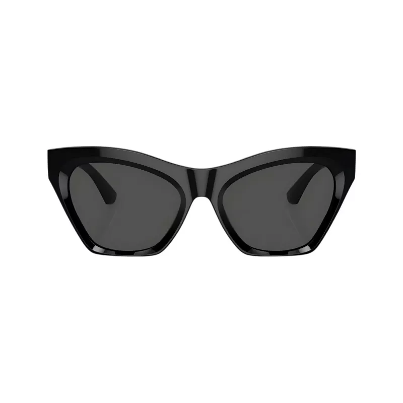 Burberry BE4420U300187 dámske slnečné okuliare, hranaté, čierny rám, tmavosivé sklá, 55 mm