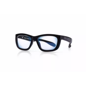 SHADEZ Blue Light Black Teeny detské okuliare s filtrom modrého svetla, 3-7 rokov