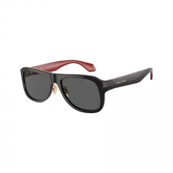 Giorgio Armani pánske slnečné okuliare hranaté AR8209 6069B1 matne čierne tmavosivé 54 mm