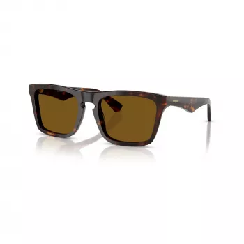 Burberry BE4434-300283 pánske slnečné okuliare, tmavohnedý rám Havana, hnedé gradientové sklá, 57/20/145 mm